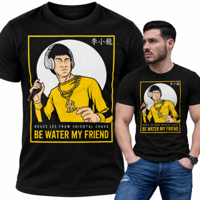 KOSZULKA ŚMIESZNA   BRUCE LEE RAPER